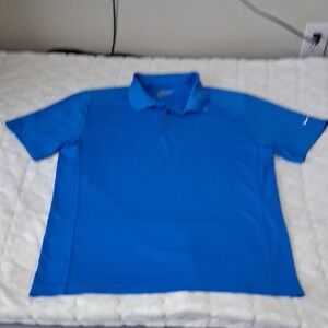 Nike Blue Dri-FIT Golf Polo